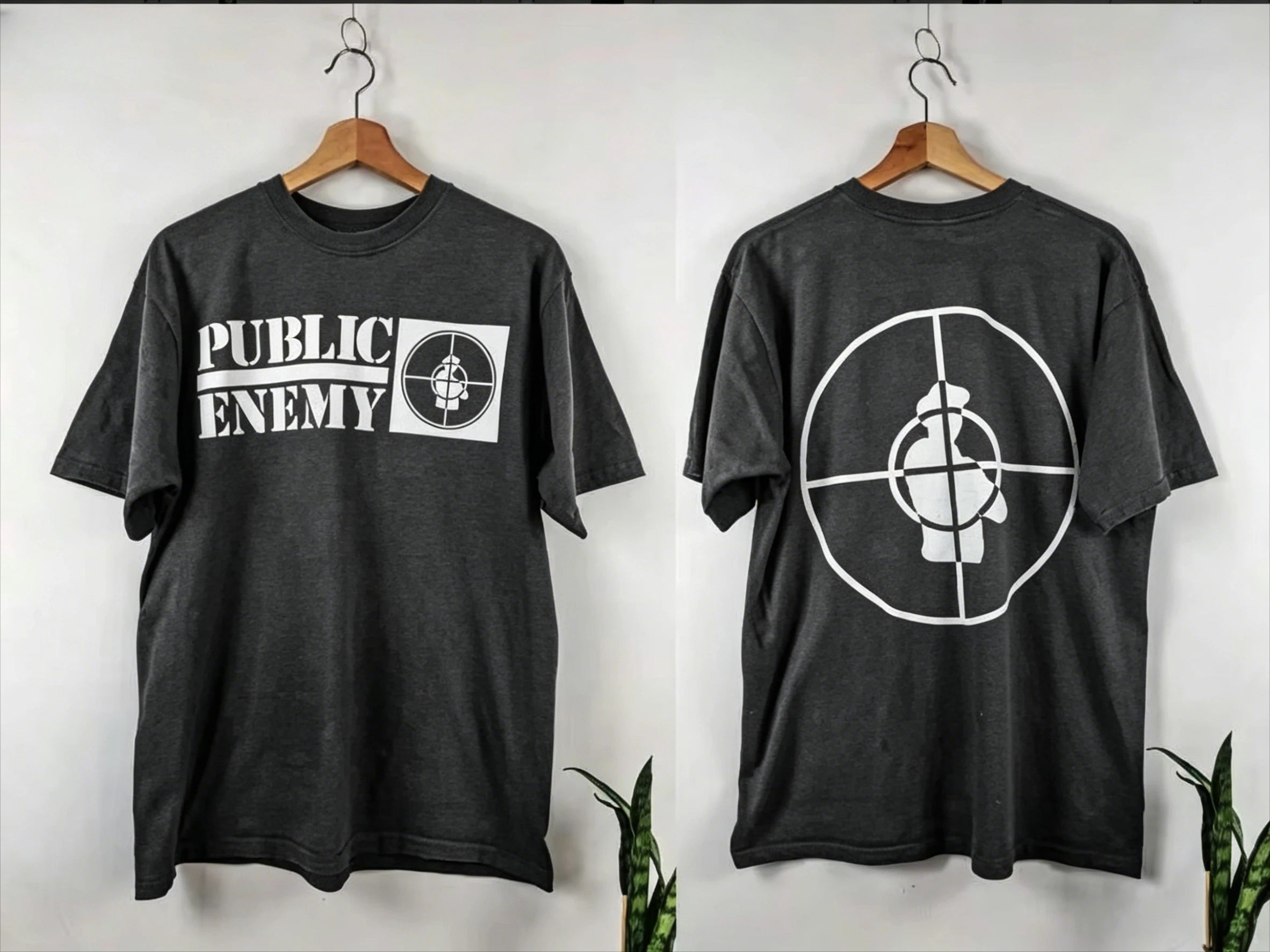 Mens T Shirt Graphics - Public Enemy Style