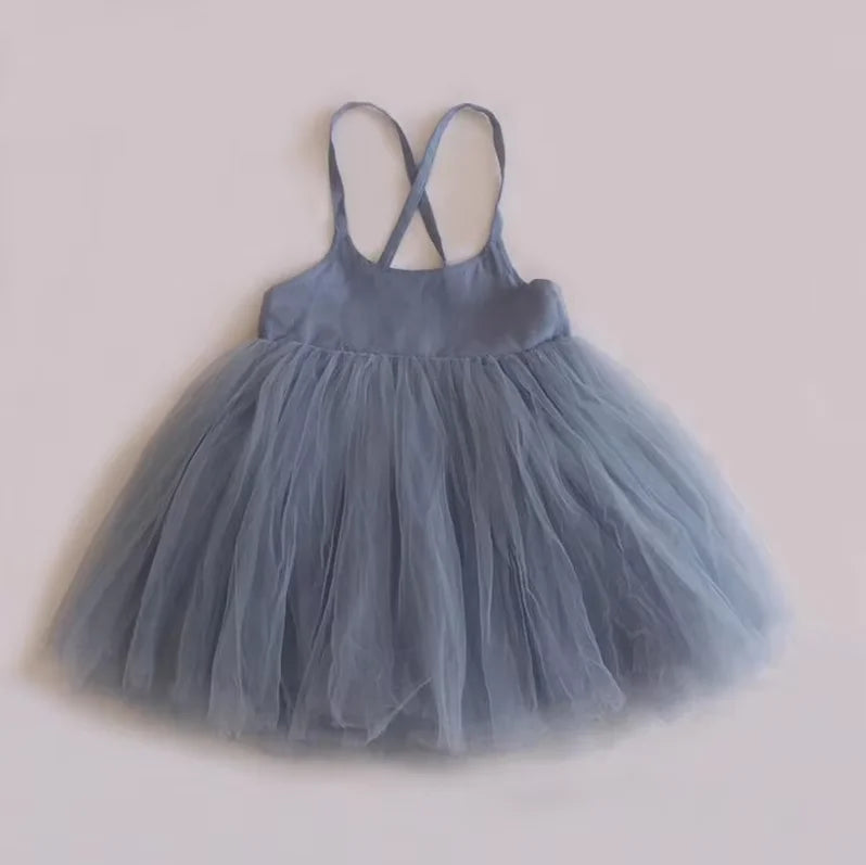 Toddler Kids Summer Baby Tutu Birthday Party Dress