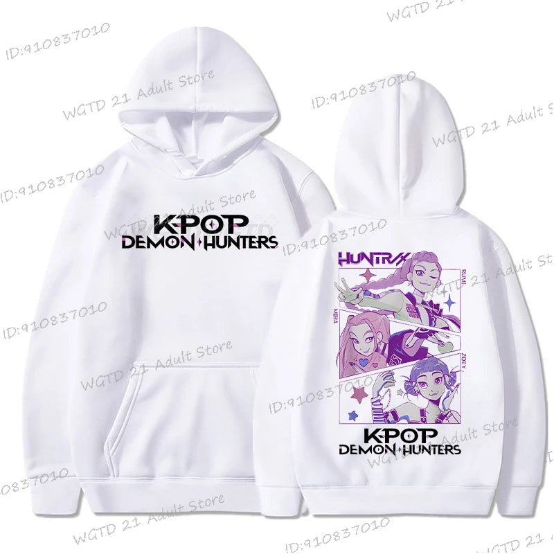 Korean Anime Hoodie For Women KPOP Style