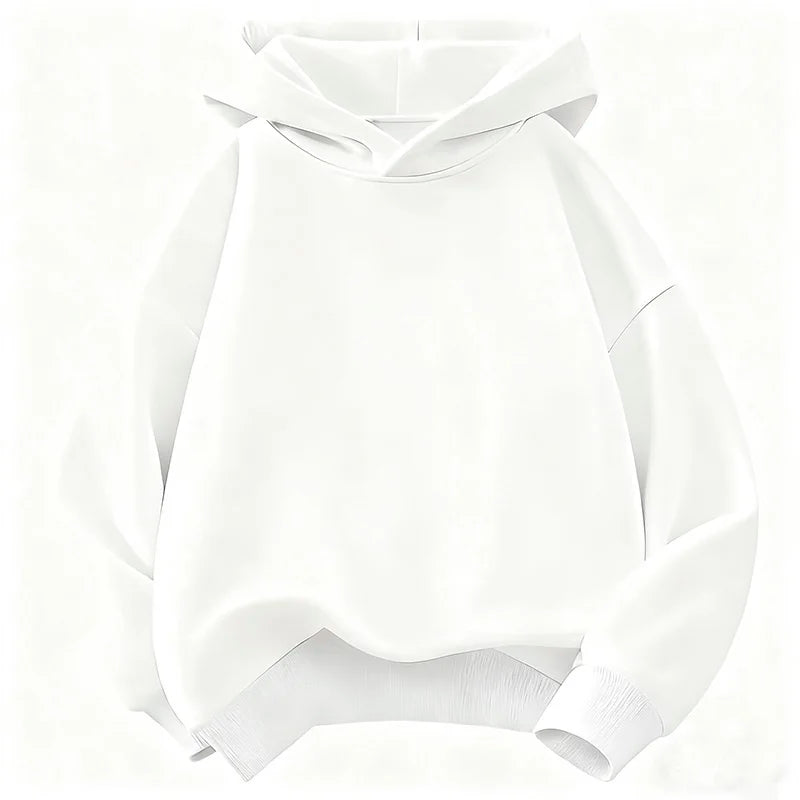 Childrens Fashion Casual Solid Color Hoodie Sweatshirt