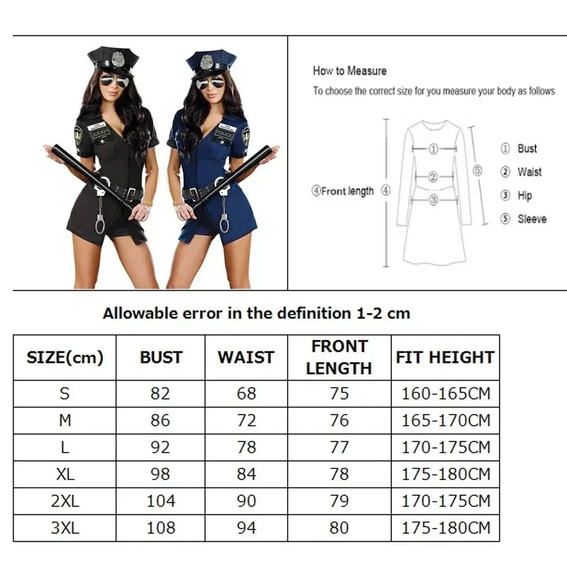 Women's Halloween Costume Police Officer
