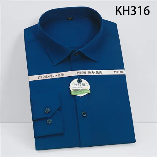 Mens Slim Fit Red Dress Shirt