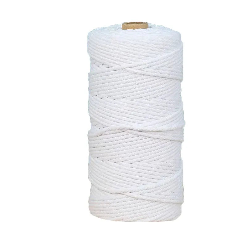 3mm 100M Macrame Cord Rope Cotton Twine Thread String Crafts DIY