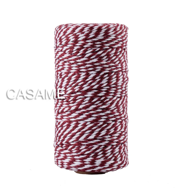 12 ply thick Cotton Bakers Twine String Cord Rope Rustic DIY Craft Twine 100m Spool