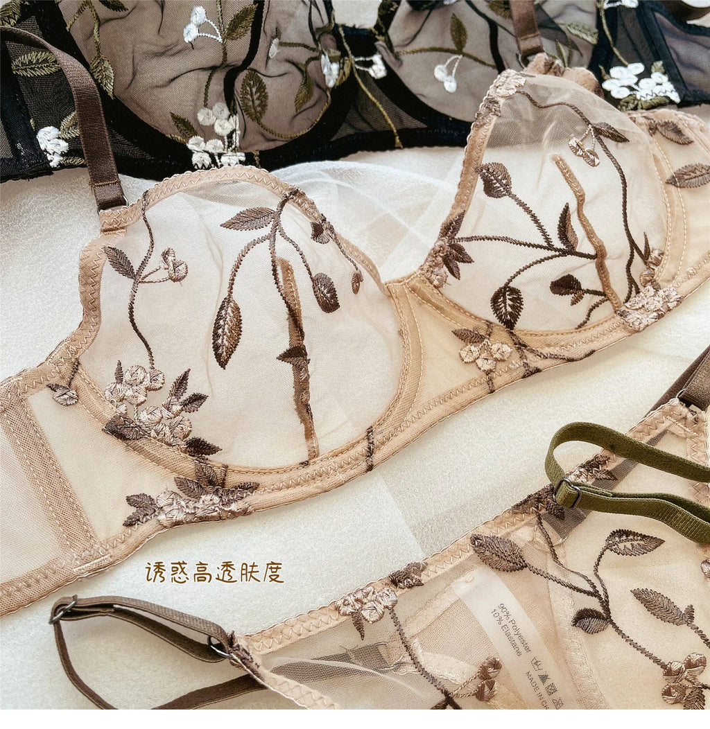 Underwire Bra with Lace - Elegant Style