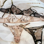 Underwire Bra with Lace - Elegant Style