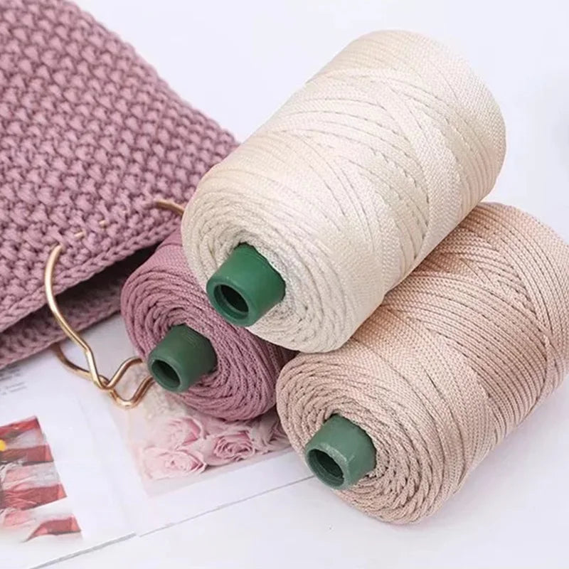 3mm New Summer Crochet Yarn Ice Rope Thread for Hand Knitting