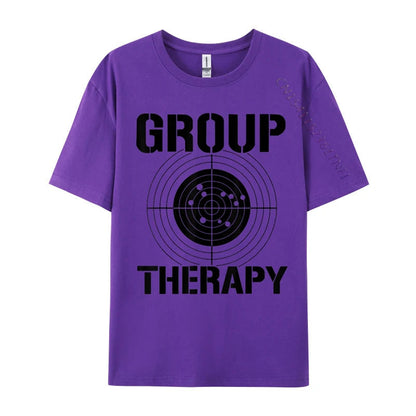 Variation of Retro Group Therapy Men’s Cotton T-Shirt