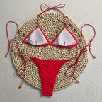 Swimwear Swimsuit: Trendy Pink Bikini Set