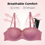 Underwire Push Up Bra for Elegant Support