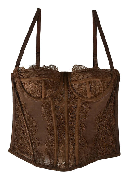 Plus Size Gothic Corset Top In Multiple Colors