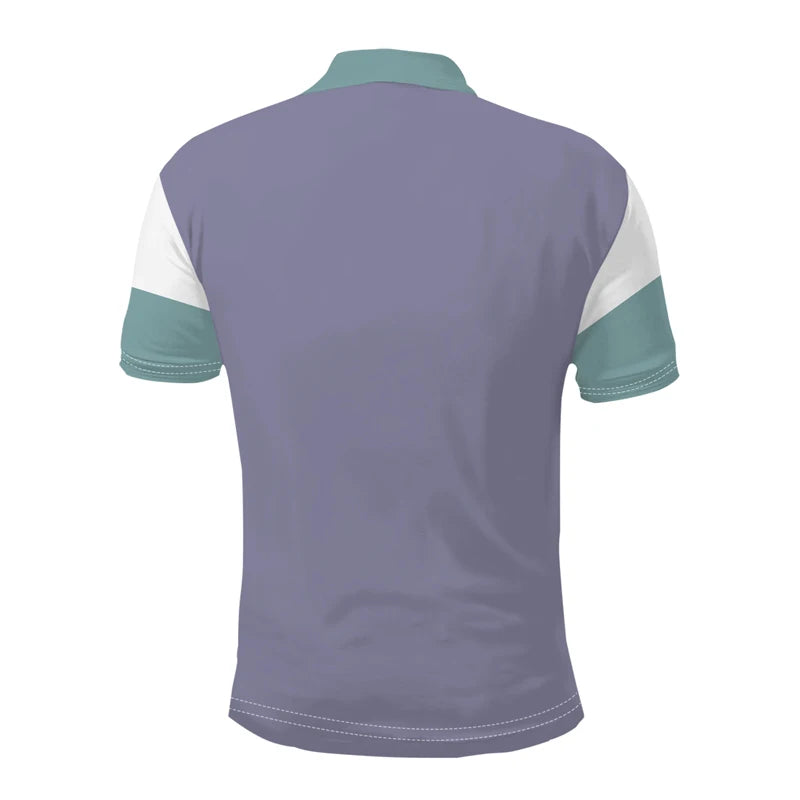 Mens Summer Polo Shirt Trendy Comfort