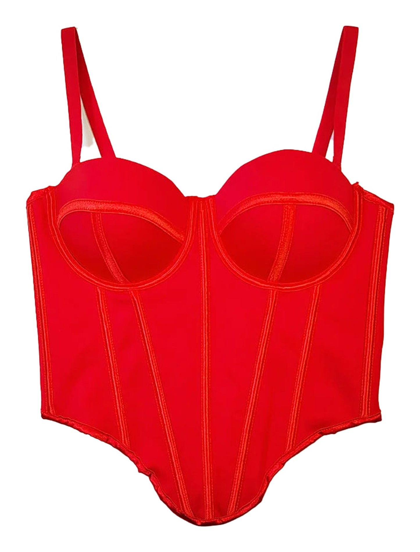 Sexy Red Corset Top For Women