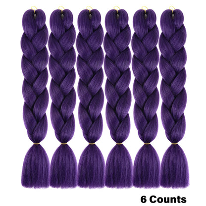 Ombre Crochet Braiding Hair Extensions