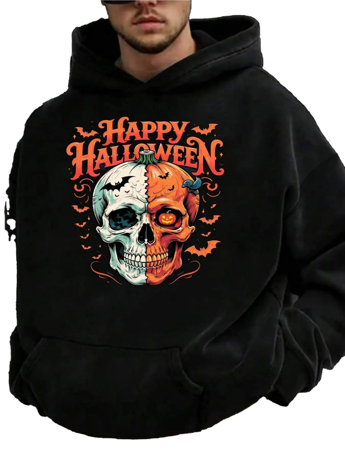 Mens Halloween Graphic Hoodie