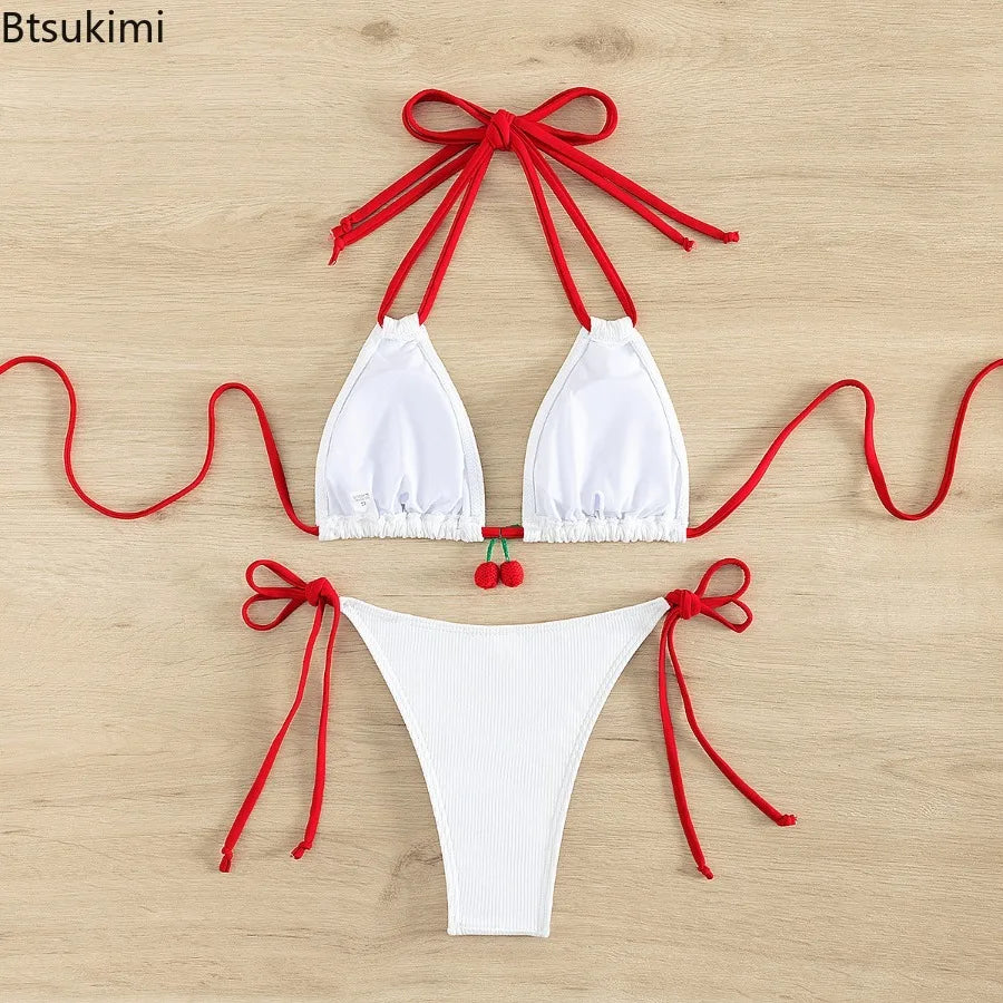 Beugel Bikini Set with Cherry Detail
