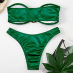 Bikini: Trendy High-Waisted Two-Piece