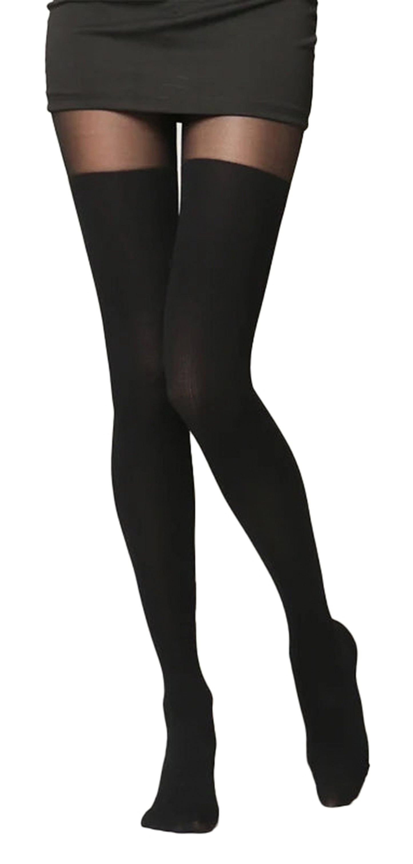 Faux Thigh High Tights For Women