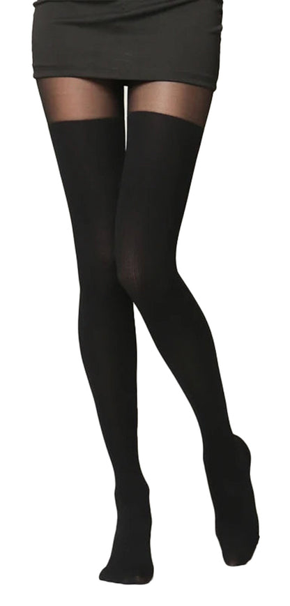 Faux Thigh High Tights For Women