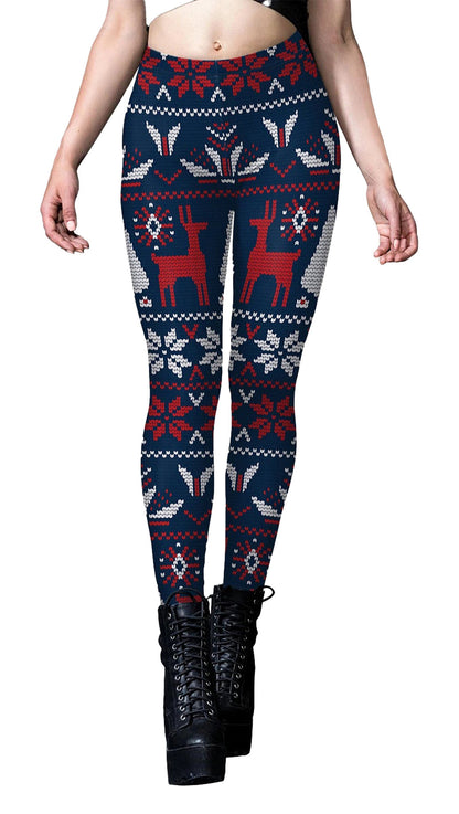 Christmas Leggings For Women Festive Style