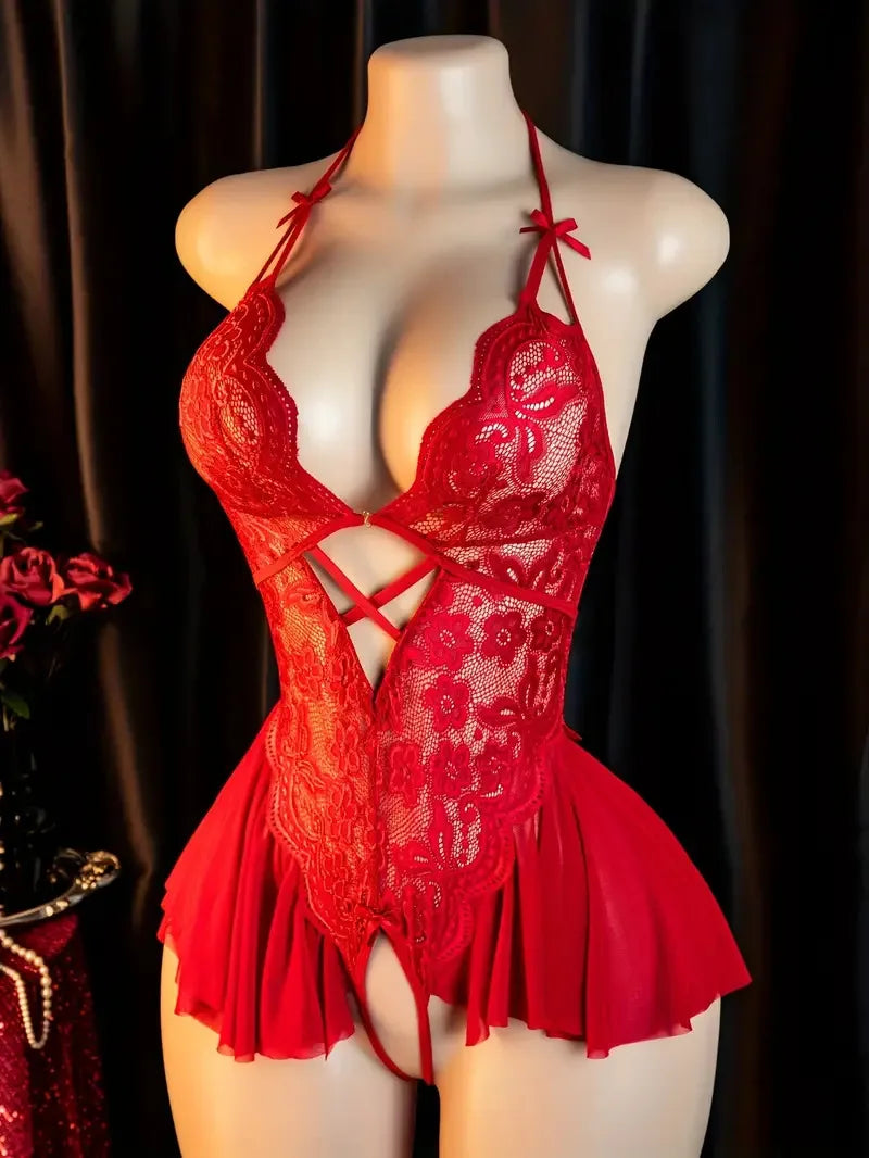 Lingerie Lace Bodysuit for Women