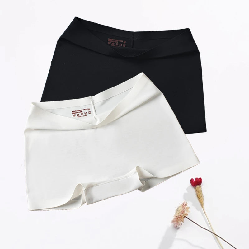 Womens Ice Silk Boyshort Underwear