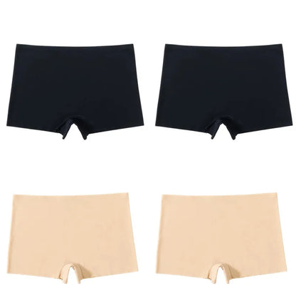 Seamless Womens Boyshorts Underwear 4 Pack
