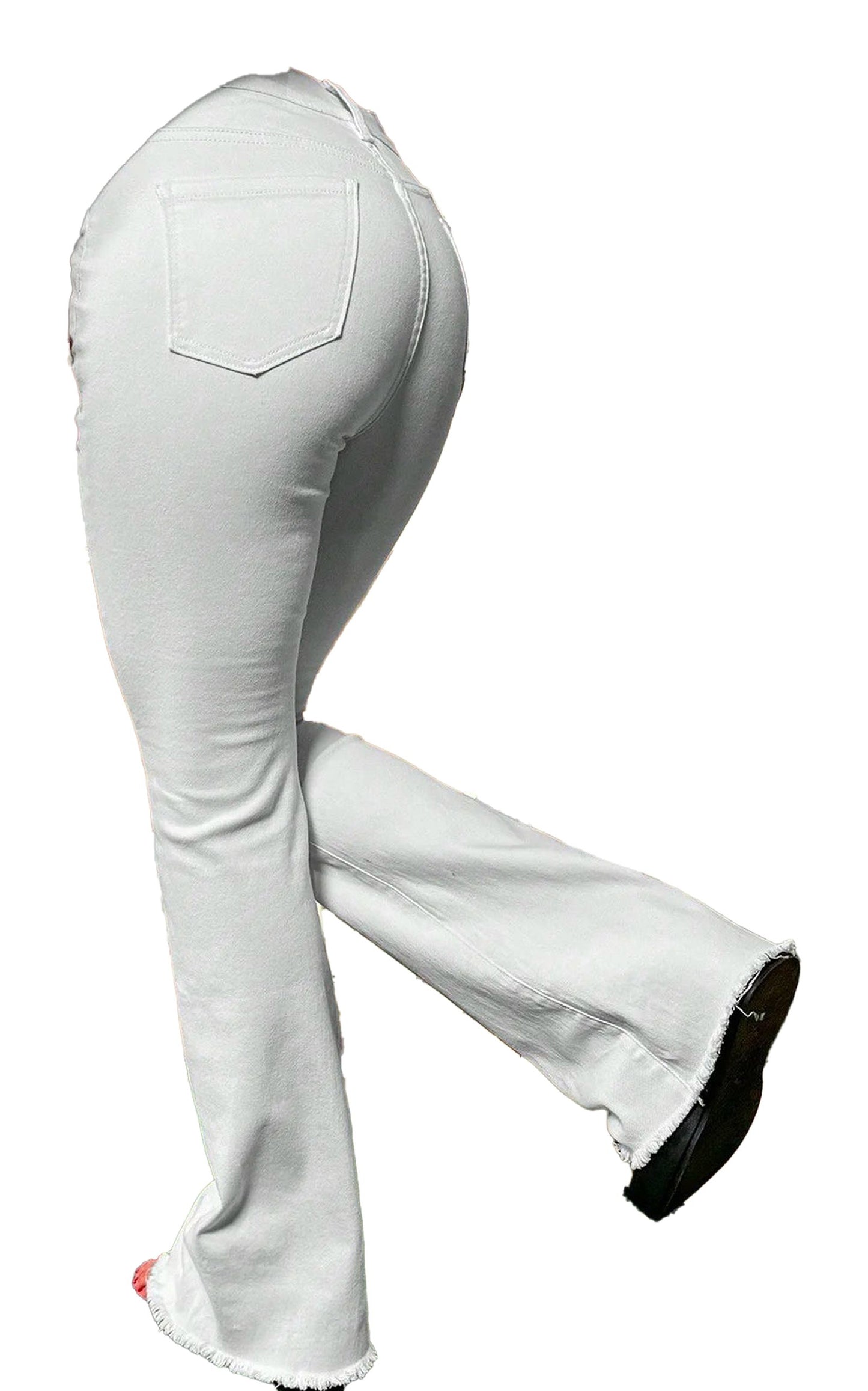 High Waisted Ripped Jeans For Women