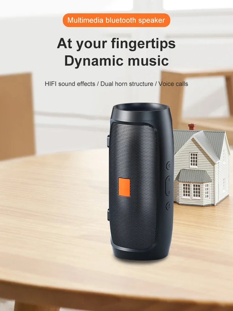 LuckeLadybug portable wireless speaker with bluetooth featuring HI-FI sound effects and voice call support
