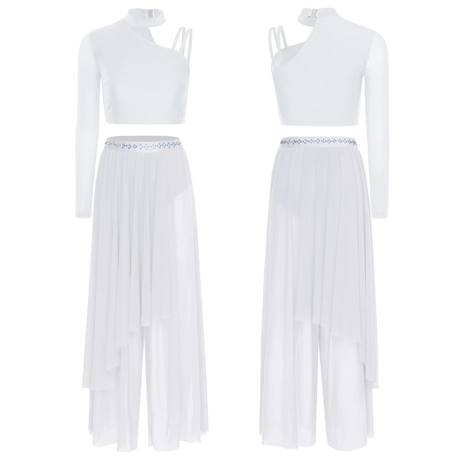 Dancewear - Elegant White Outfit