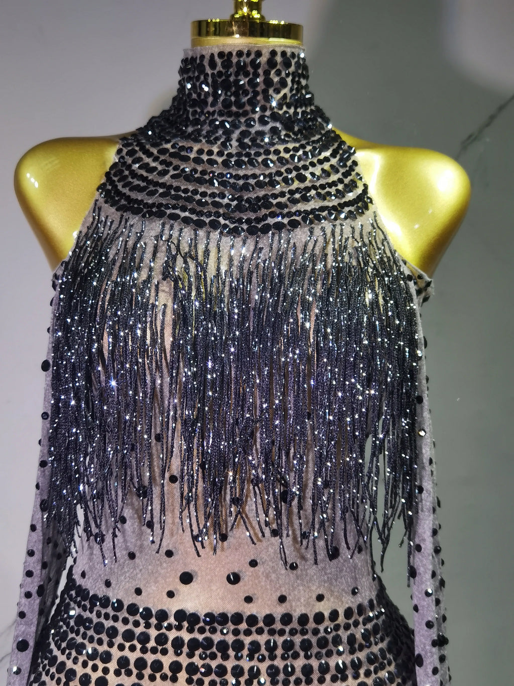 Rave Outfit with Fringe and Beading