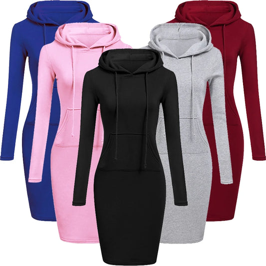 Hooded Dress For Women Autumn Collection