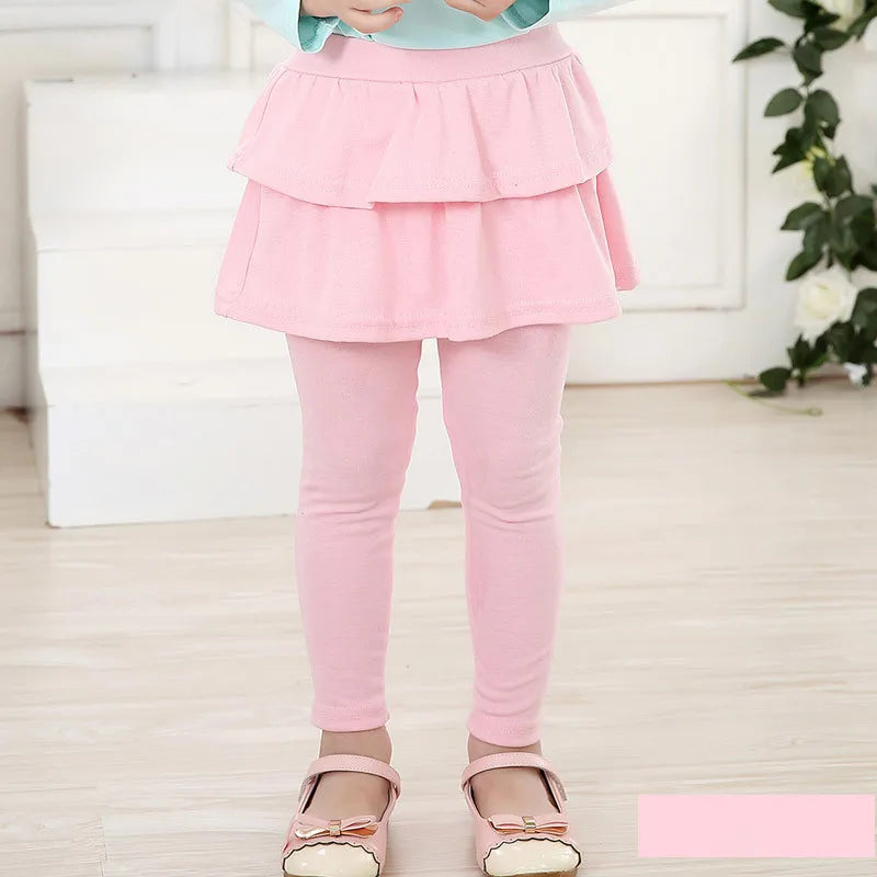 Toddler Girls Skirt Pants Cotton Leggings