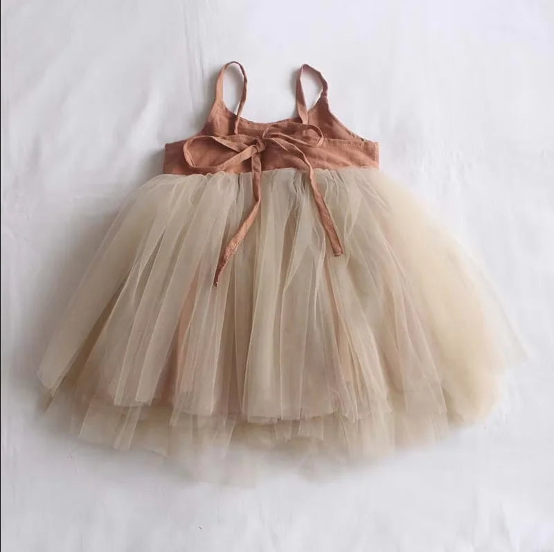 Toddler Kids Summer Baby Tutu Birthday Party Dress