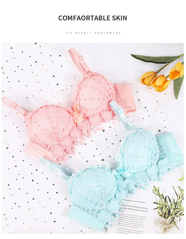 Lingerie Underwire Bra with Lace Detail