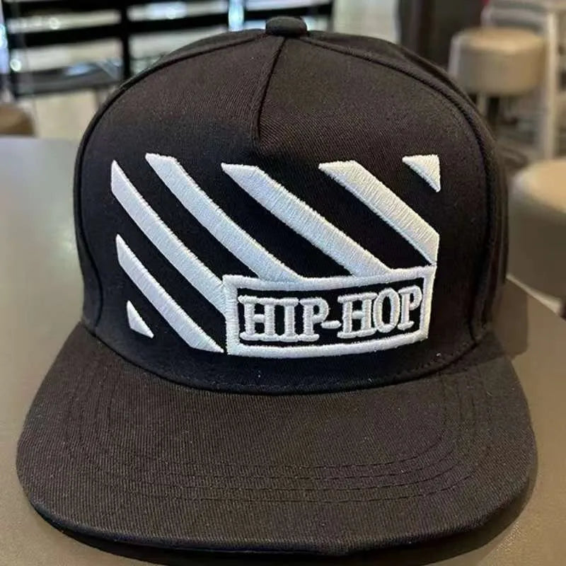 Hip Hop Flat Brim Cap For Trendy Style