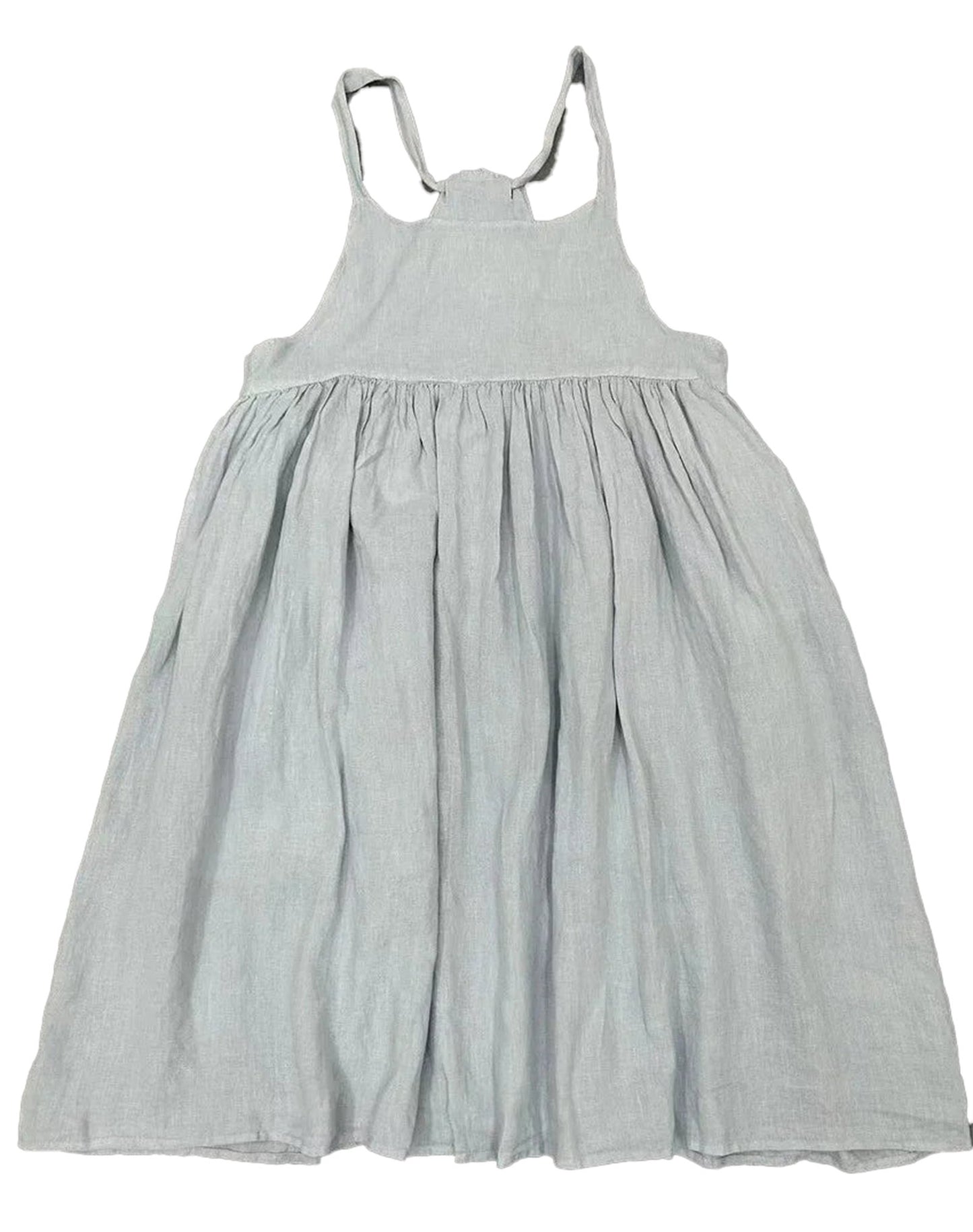 Japanese Linen Suspender Dress Chic Style