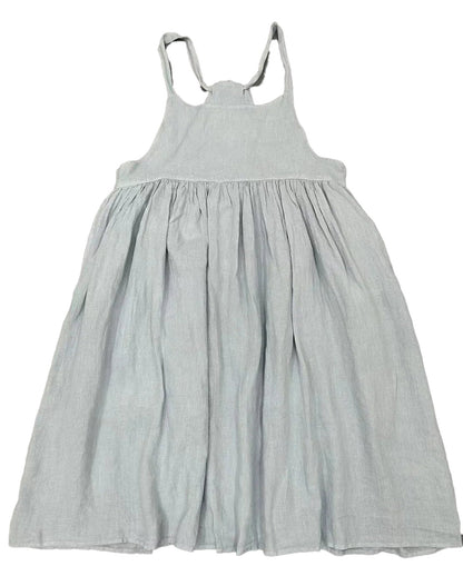 Japanese Linen Suspender Dress Chic Style