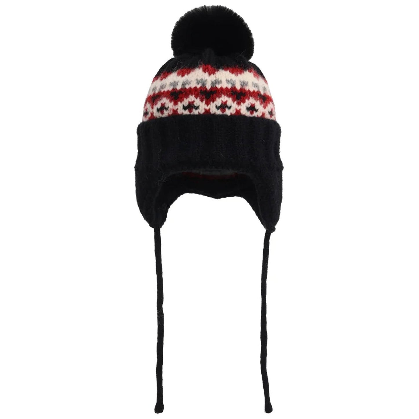 Womens Winter Beanie With Pompom
