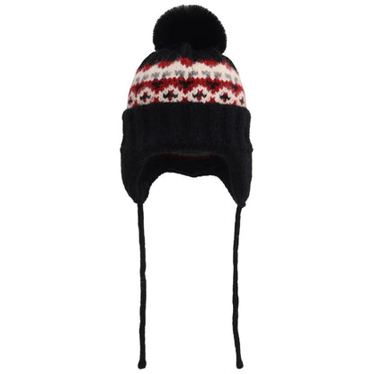 Womens Winter Beanie With Pompom