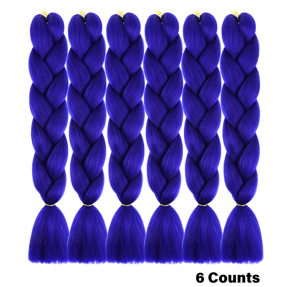 Ombre Crochet Braiding Hair Extensions