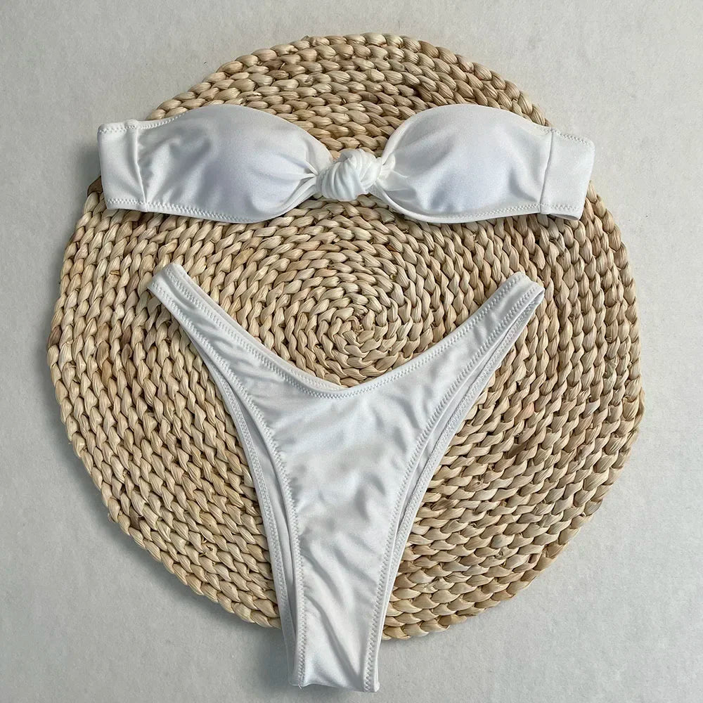 Swimmers Swimwear: Stylish Bikini Set