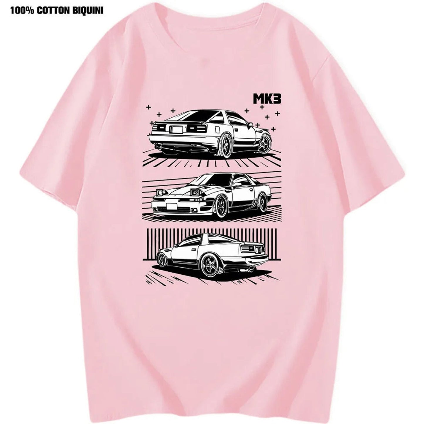 Back View Of Men's JDM Manga T-Shirt