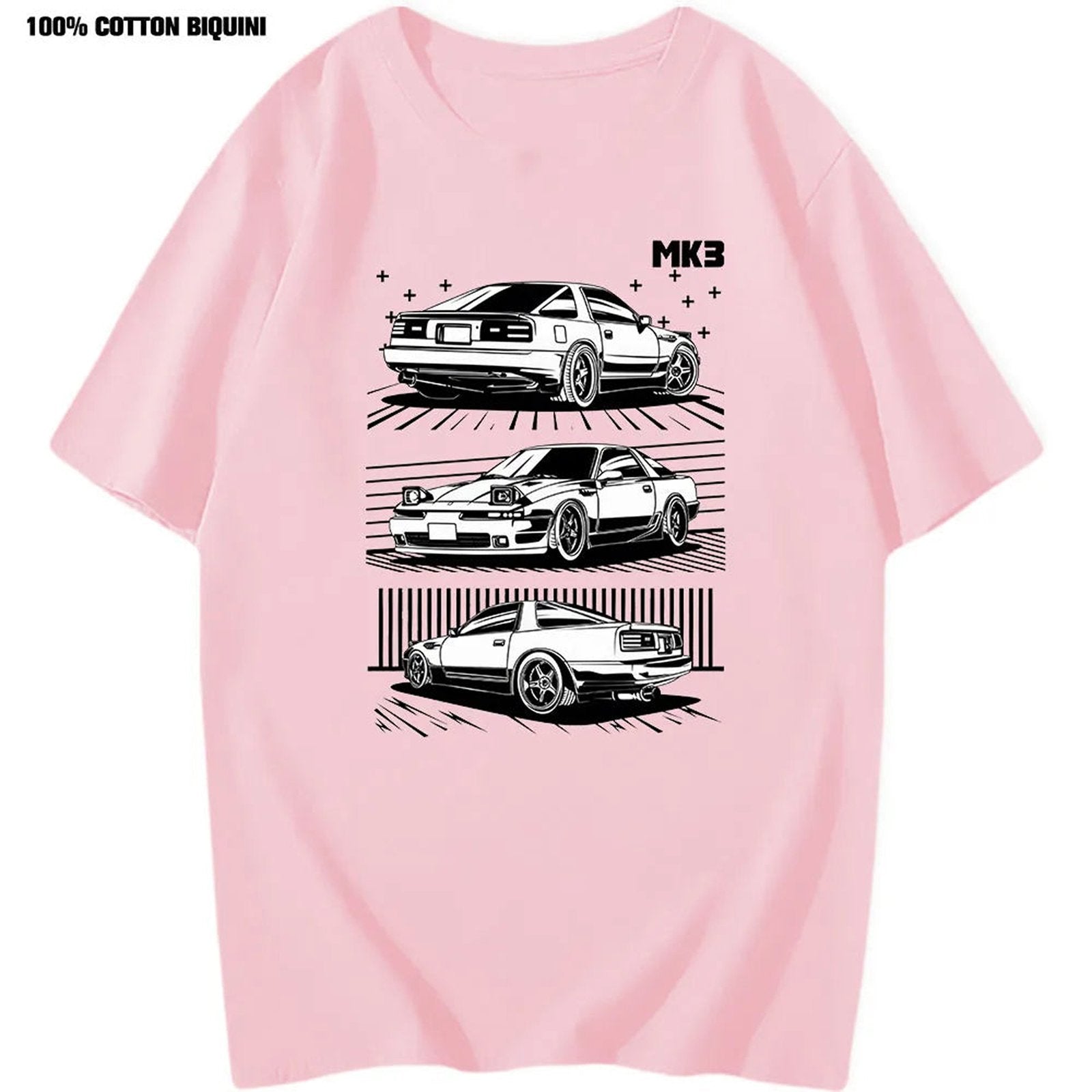 Back View Of Men's JDM Manga T-Shirt