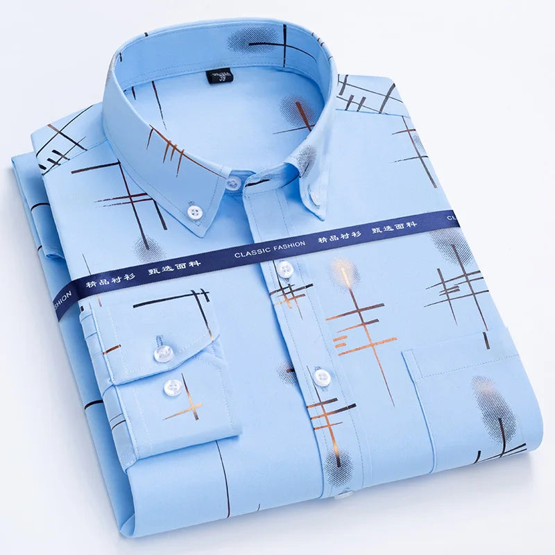 Mens Non-Iron Dress Shirts Stylish & Comfortable