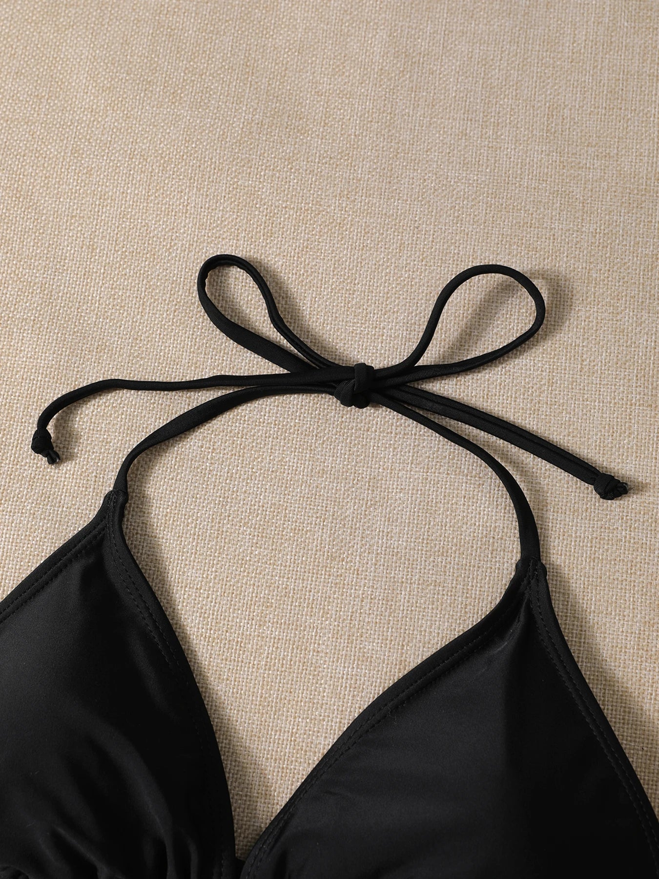 Women's Swimwear: Chic Black Bikini Set