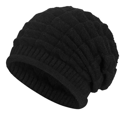 Womens Chunky Beanie With Ear Warmers
