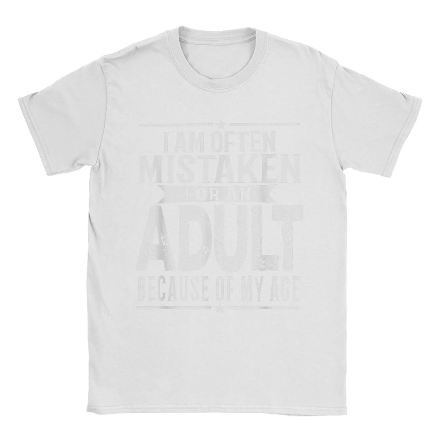 Funny Men's T-Shirt: Often Mistaken for an Adult - Short Sleeve Tee
