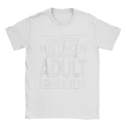 Funny Men's T-Shirt: Often Mistaken for an Adult - Short Sleeve Tee