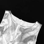 Silver Fashion and Bodycon Dress